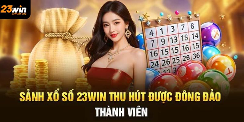 Các bước đặt cược xổ số 23win đơn giản